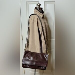 Kate Spade Foldover Crossbody Bag, Brown